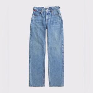 Abercrombie and Fitch Curve Love High Rise 90s Relaxed JeanNWT size 30